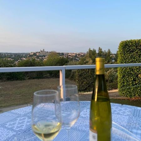 9 Ecluses Canal Du Midi-Maison T3 Belle Vue Avec Piscine 베지에 외부 사진